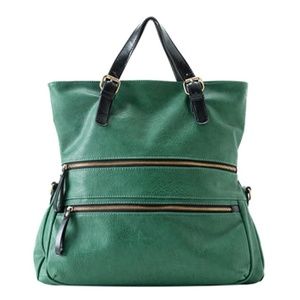 Shiraleah Teal Nicky Convertible Tote - NWT